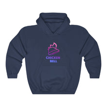 Load image into Gallery viewer, Neon Chicken Bell Unisex Hooded Sweatshirt