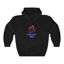 Load image into Gallery viewer, Neon Chicken Bell Unisex Hooded Sweatshirt
